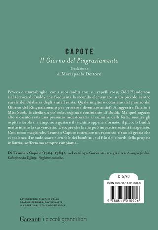 Il giorno del Ringraziamento - Truman Capote - Libro Garzanti 2023, I piccoli grandi libri | Libraccio.it