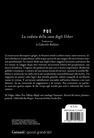 La caduta della casa degli Usher - Edgar Allan Poe - Libro Garzanti 2023, I piccoli grandi libri | Libraccio.it