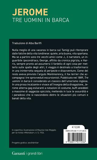 Tre uomini in barca - Jerome K. Jerome - Libro Garzanti 2024, I grandi libri | Libraccio.it
