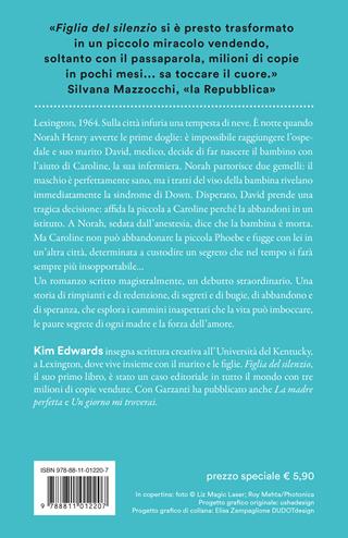 Figlia del silenzio - Kim Edwards - Libro Garzanti 2024, Super G | Libraccio.it