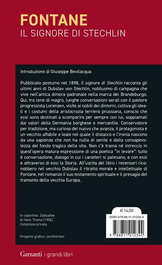 Il signore di Stechlin - Theodor Fontane - Libro Garzanti 2024, I grandi libri | Libraccio.it
