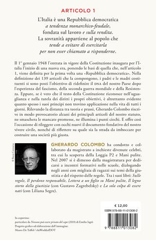 Anticostituzione. Come abbiamo riscritto (in peggio) i principi della nostra società - Gherardo Colombo - Libro Garzanti 2024, Elefanti bestseller | Libraccio.it