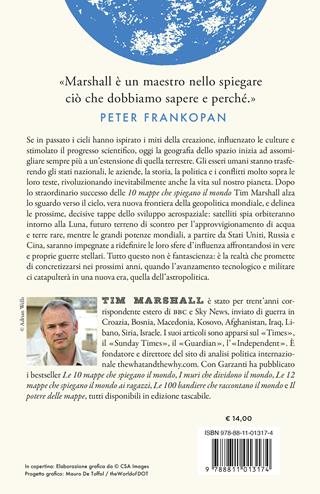 La terza dimensione delle mappe. Come la geografia dello spazio deciderà il nostro futuro - Tim Marshall - Libro Garzanti 2024, Elefanti bestseller | Libraccio.it