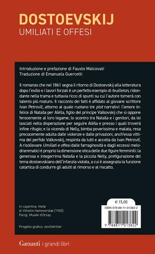 Umiliati e offesi - Fëdor Dostoevskij - Libro Garzanti 2024, I grandi libri | Libraccio.it