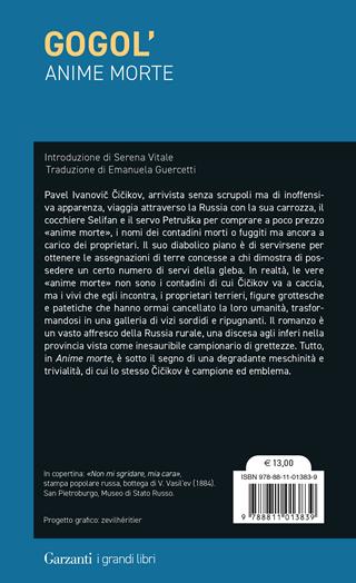 Anime morte - Nikolaj Gogol' - Libro Garzanti 2024, I grandi libri | Libraccio.it