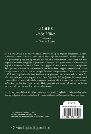 Daisy Miller - Henry James - Libro Garzanti 2024, I piccoli grandi libri | Libraccio.it