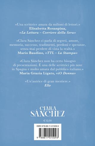 Il primo respiro dopo la pioggia - Clara Sánchez - Libro Garzanti 2024, Elefanti big | Libraccio.it