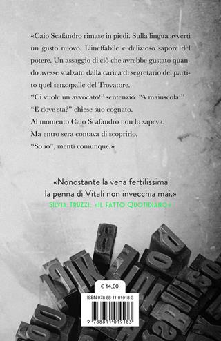 Il sistema Vivacchia. I casi del maresciallo Ernesto Maccadò - Andrea Vitali - Libro Garzanti 2025, Elefanti big | Libraccio.it