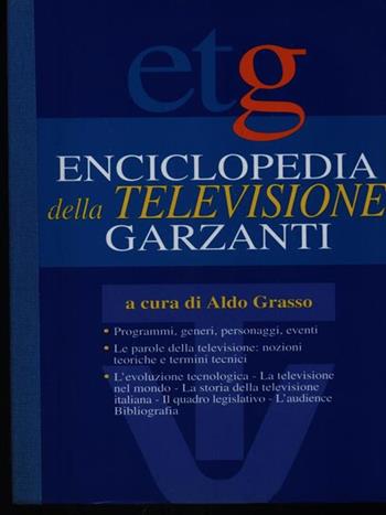 Enciclopedia della Televisione  - Libro Garzanti 1996, Le Garzantine | Libraccio.it