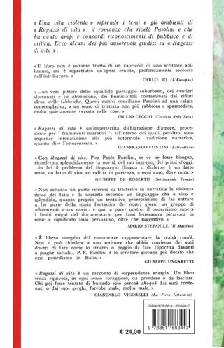 Una vita violenta - Pier Paolo Pasolini - Libro Garzanti 2022, Edizioni speciali | Libraccio.it