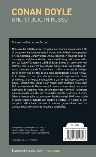 Uno studio in rosso - Arthur Conan Doyle - Libro Garzanti 2025, I grandi libri | Libraccio.it