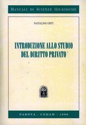 Introduzione allo studio del diritto privato