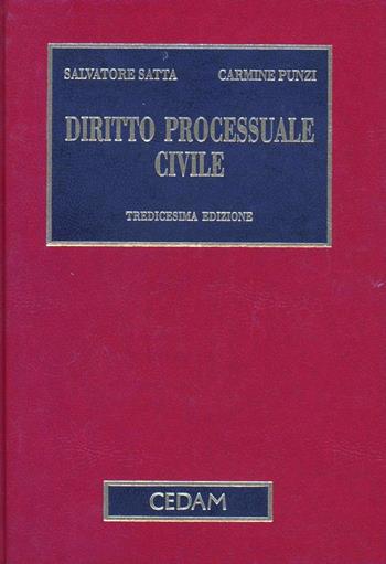 Diritto processuale civile - Salvatore Satta, Carmine Punzi - Libro CEDAM 2000, Manuali di scienze giuridiche | Libraccio.it