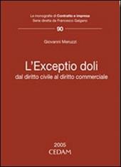 L'exceptio doli. Dal diritto civile al diritto commerciale