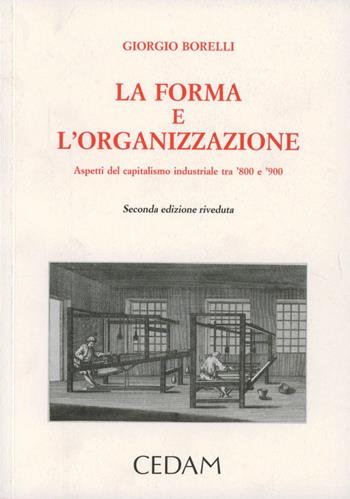 La forma e l'organizzazione. Aspetti del capitalismo industriale tra '800 e '900 - Giorgio Borelli - Libro CEDAM 2008 | Libraccio.it