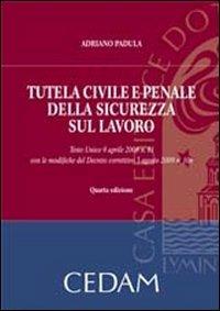 Tutela civile e penale della sicurezza sul lavoro - Adriano Padula - Libro CEDAM 2009 | Libraccio.it