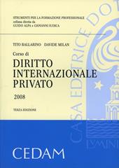 Corso di diritto internazionale privato