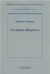 La messa alla prova - Marilena Colamussi - Libro CEDAM 2011, Problemi attuali della giustizia penale | Libraccio.it