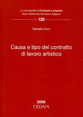 Causa e tipo del contratto di lavoro artistico