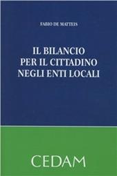 Il bilancio per il cittadino negli enti locali