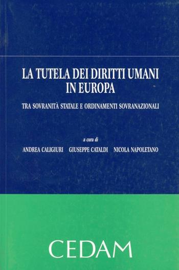 La tutela dei diritti umani in Europa. Tra sovranità statale e ordinamenti sovranazionali  - Libro CEDAM 2010 | Libraccio.it