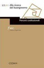 Alla ricerca del buon governo  - Libro CEDAM 2012, Percorsi costituzionali | Libraccio.it