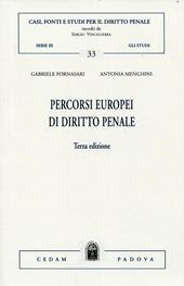 Percorsi europei di diritto penale