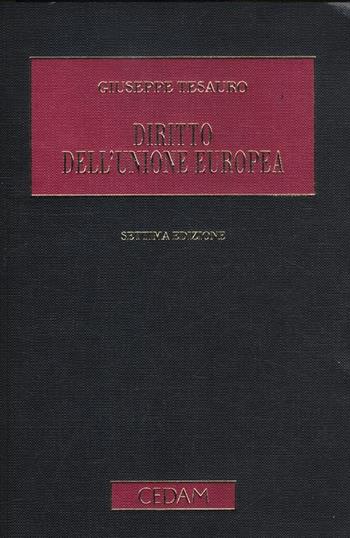 Diritto dell'Unione Europea - Giuseppe Tesauro - Libro CEDAM 2012 | Libraccio.it