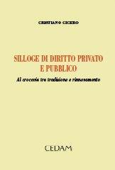 Silloge di diritto privato e pubblico - Cristiano Cicero - Libro CEDAM 2012 | Libraccio.it