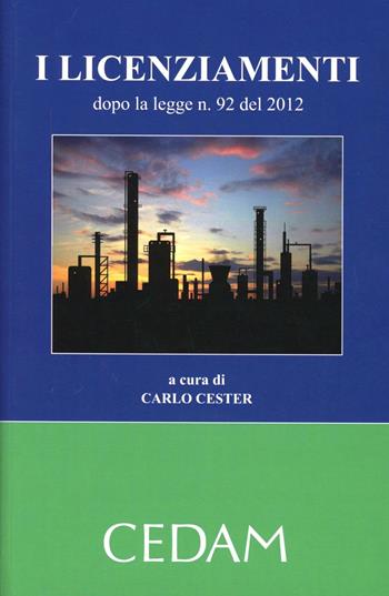 I licenziamenti dopo la legge n. 92 del 2012  - Libro CEDAM 2012 | Libraccio.it