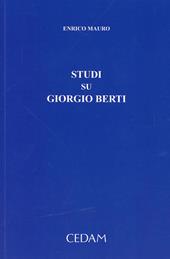 Studi su Giorgio Berti