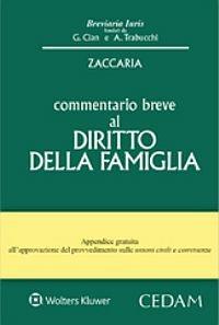 Commentario breve al diritto della famiglia - Alessio Zaccaria - Libro CEDAM 2016 | Libraccio.it