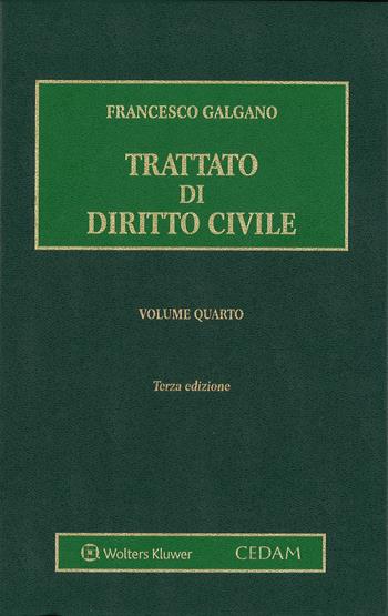 Trattato di diritto civile. Vol. 4 - Francesco Galgano - Libro CEDAM 2014 | Libraccio.it