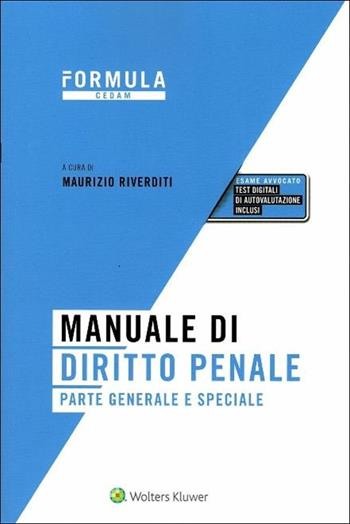 Manuale di diritto penale - Maurizio Riverditi - Libro CEDAM 2017, Formula | Libraccio.it