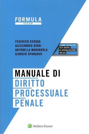 Manuale di diritto processuale penale - Alessandro Diddi, Federico Cerqua, Antonella Marandola - Libro CEDAM 2017 | Libraccio.it