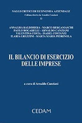 Il bilancio d'esercizio delle imprese - Canziani - Libro CEDAM 2018, Saggi critici di economia aziendale | Libraccio.it