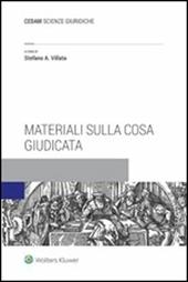 Materiali sulla cosa giudicata