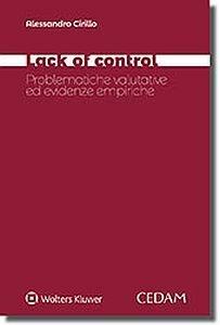 Lack of control. Problematiche valutative ed evidenze empiriche - Alessandro Cirillo - Libro CEDAM 2017 | Libraccio.it