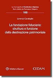 La fondazione fiduciaria: struttura e funzione della destinazione patrimoniale - Lorenzo Cavalaglio - Libro CEDAM 2017, Le monografie di Contratto e impresa | Libraccio.it