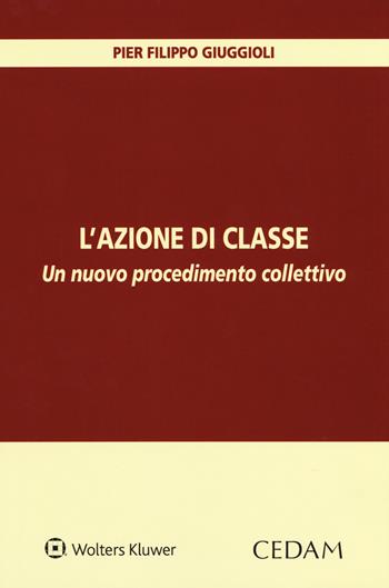 L'azione di classe. Un nuovo procedimento collettivo - Pier Filippo Giuggioli - Libro CEDAM 2019 | Libraccio.it