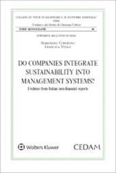 Do companies integrate sustainability into management systems?