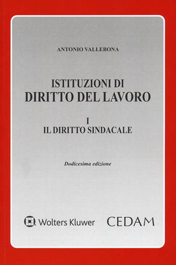 Istituzioni di diritto del lavoro. Vol. 1: Il diritto sindacale - Antonio Vallebona - Libro CEDAM 2021 | Libraccio.it