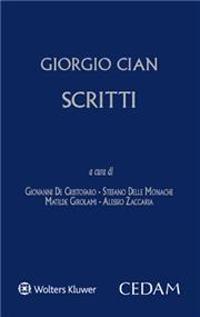 Giorgio Cian. Scritti - Giorgio Cian - Libro CEDAM 2023 | Libraccio.it