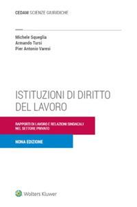 Istituzioni di diritto del lavoro. Rapporti di lavoro e relazioni sindacali nel settore privato - Armando Tursi, Pier Antonio Varesi, Michele Squeglia - Libro CEDAM 2023 | Libraccio.it