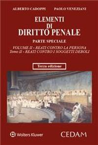 Elementi di diritto penale. Parte speciale. Vol. 2/1: I reati contro la persona - Alberto Cadoppi, Paolo Veneziani - Libro CEDAM 2023 | Libraccio.it