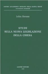Studi sulla nuova legislazione della Chiesa