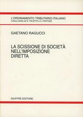 La scissione di società nell'imposizione diretta