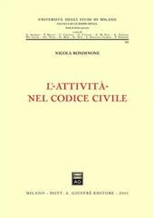 L' attività nel Codice civile