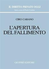 L' apertura del fallimento