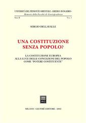 Una costituzione senza popolo? La costituzione europea alla luce delle concezioni del popolo come «potere costituente»